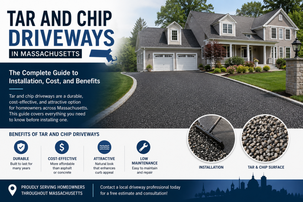 Tar and Chip Driveways