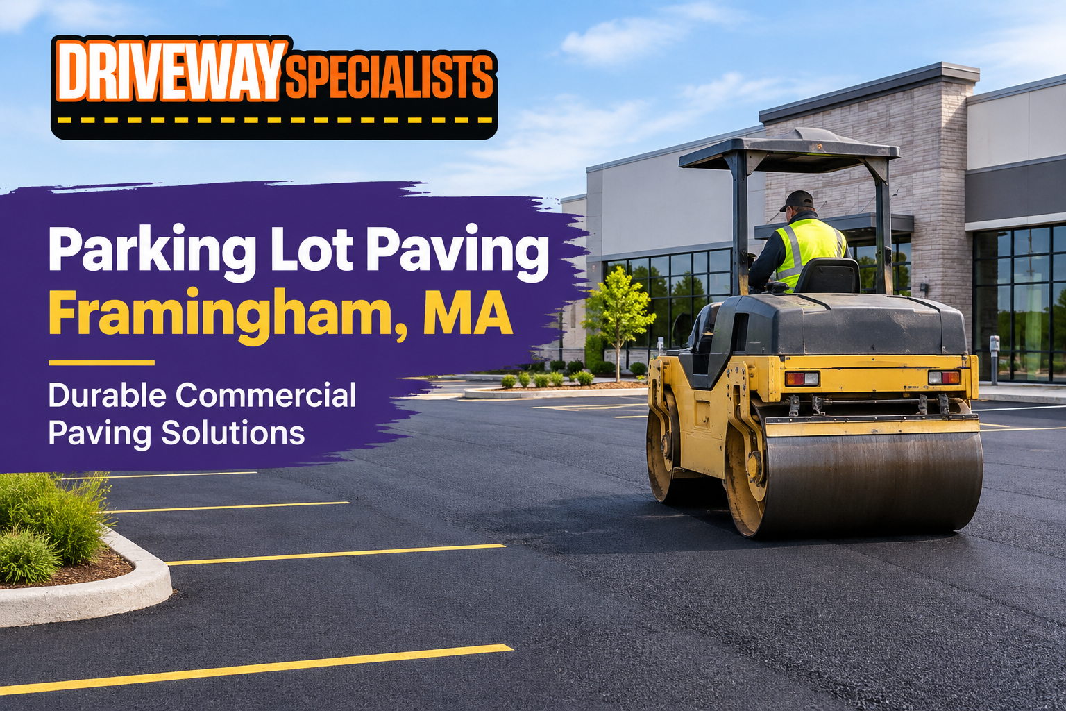 Parking Lot Paving Framingham, MA | Durable Commercial Paving Solutions